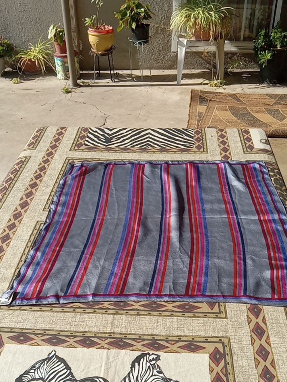 ALBERT NIPPON SILK SCARF